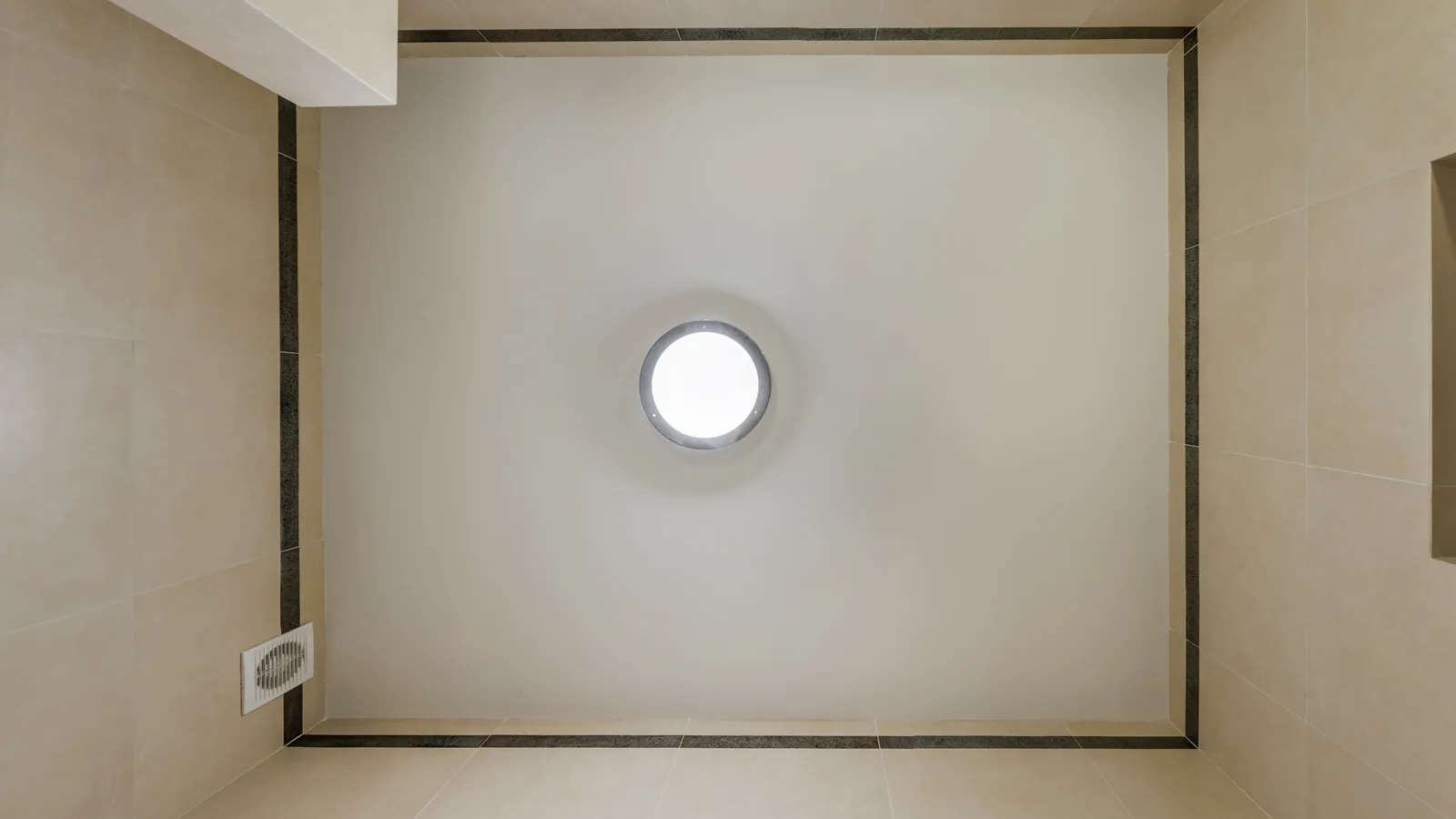 overhead ceiling camera above shop doorway interior